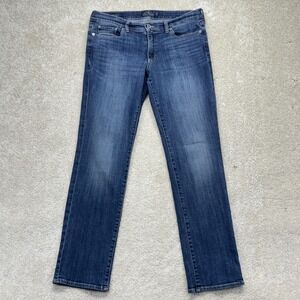 Lucky Brand Sweet Straight Jeans Womens 10/30 Blue Mid Rise Stretch Medium Wash